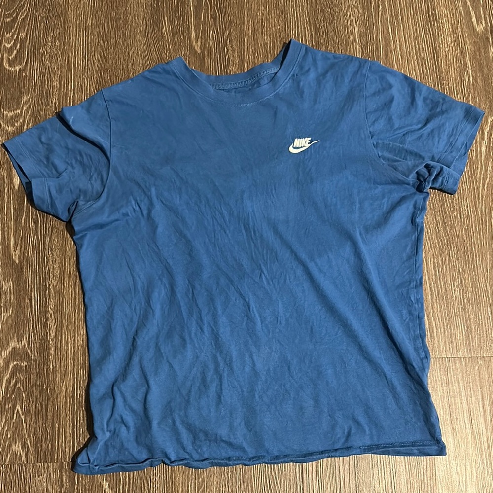 Nike Blue Short Sleeve Tee Classic Design